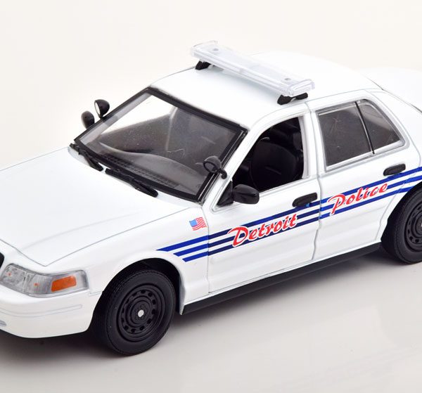Ford Crown Victoria 2008 "Police Interceptor" (TV Serie Hot Pursuit) Wit 1-24 Greenlight Collectibles