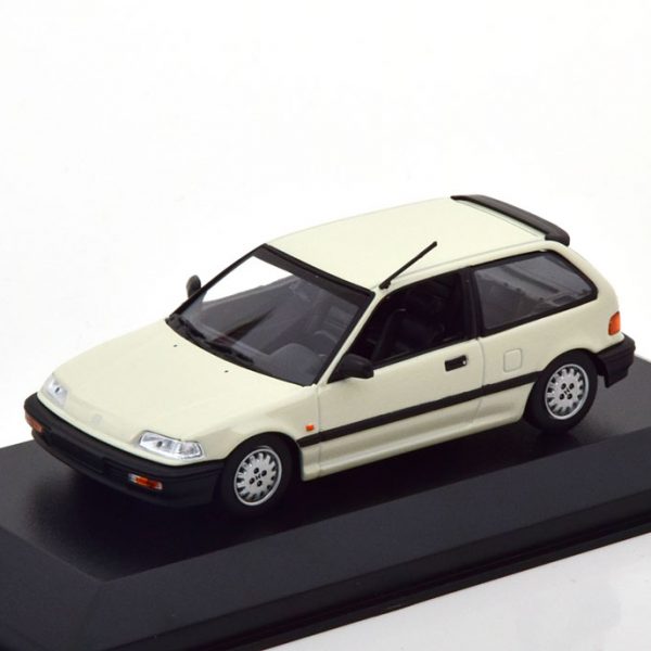Honda Civic 1990 Wit 1-43 Maxichamps