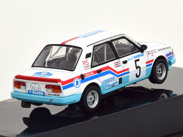 Skoda 130L No.5, Rally Bohemia 1988 Haugland/Willis 1-43 Ixo Models