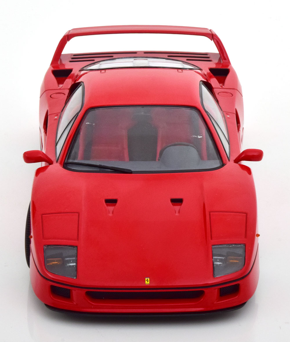 Ferrari F40 1987 (Rood Interieur) Rood 1-18 KK-Scale (Metaal)