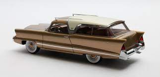 Chrysler Plainsman Concept Restored 1956 Brons / Wit 1-43 Matrix Scale Models Limited 408 pcs.