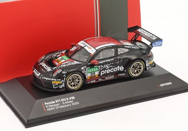 Porsche 911 GT3 R #99 ADAC GT-Masters 2020 "Herberth Motorsport" R.Renauer / S.Muller 1:43 Ixo Models