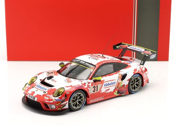 Porsche 911 GT3 R #31 24Hrs Nurburgring 2020 "Frikadelli Racing Team" L.David Arnold / M.Jaminet / L.Kern / M.Martin 1:18 Ixo Models