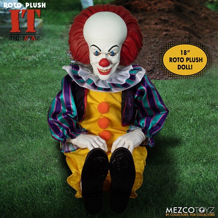 Pennywise (18 Inch) Roto Plush "IT The Movie 1990" Mezco Toys