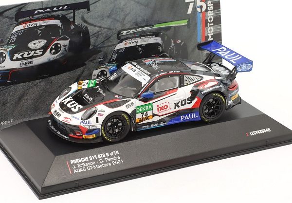 Porsche 911 GT3 R #74 ADAC GT Masters 2021 "Team75" D.Pereira / J.Eriksson 1:43 Ixo Models