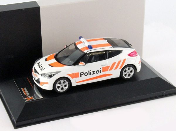 Hyundai Veloster 2012 "Police Zwitserland" 1:43 PremiumX