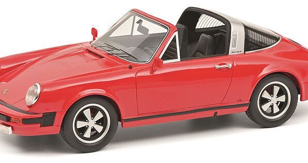 Porsche 911 Targa (1977), Rood 1:18 Schuco Pro.R18