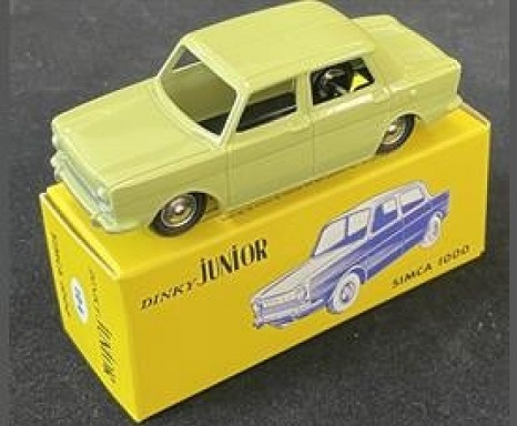 Simca 1000 1960 Geel 1-43 Dinky Toys (Atlas)