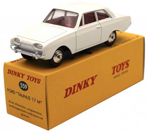 Ford Taunus 17M Beige 1-43 Dinky Toys ( Atlas )