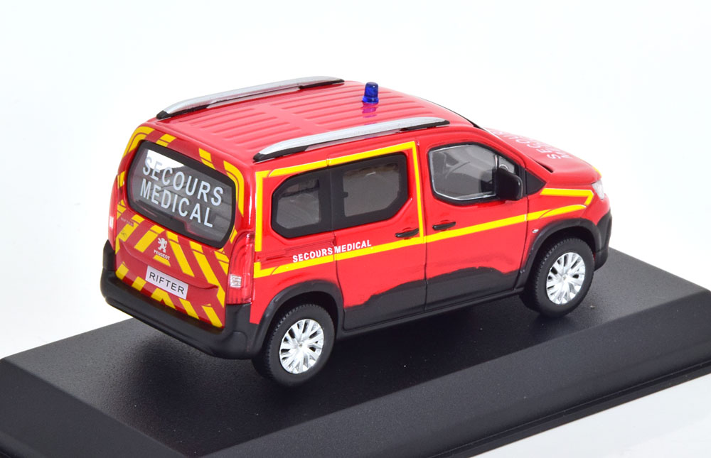 Peugeot Rifter 2019 "Pompiers Secours Médical" 1-43 Norev