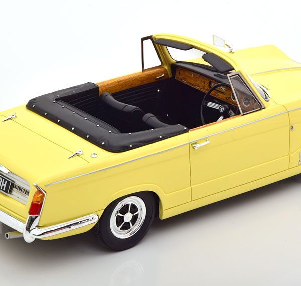 Triumph Vitesse MKII DHC Cabriolet 1962 Geel 1-18 Cult Scale Models (Resin)