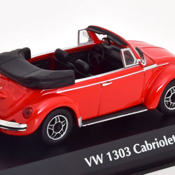 Volkswagen Kever 1303 Cabriolet 1979 Rood 1-43 Maxichamps