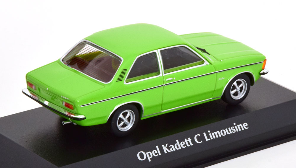 Opel Kadett C Limousine 1978 Groen 1-43 Maxichamps