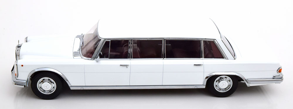Mercedes-Benz 600 LWB (W100) Pullman 1964 Wit 1-18 KK-Scale (Metaal)