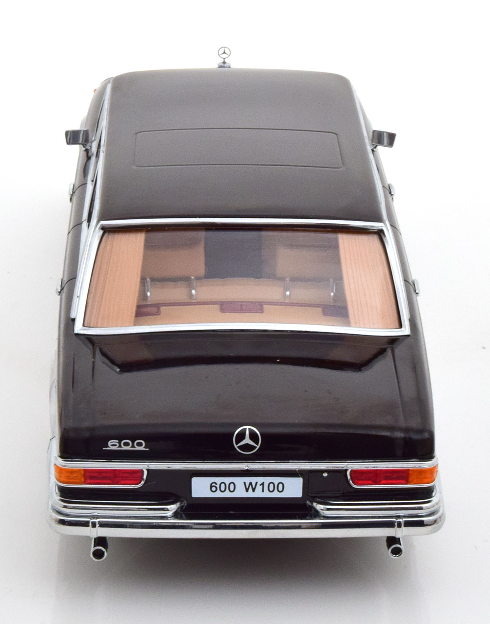 Mercedes-Benz 600 LWB (W100) Pullman 1964 Zwart 1-18 KK-Scale (Metaal)