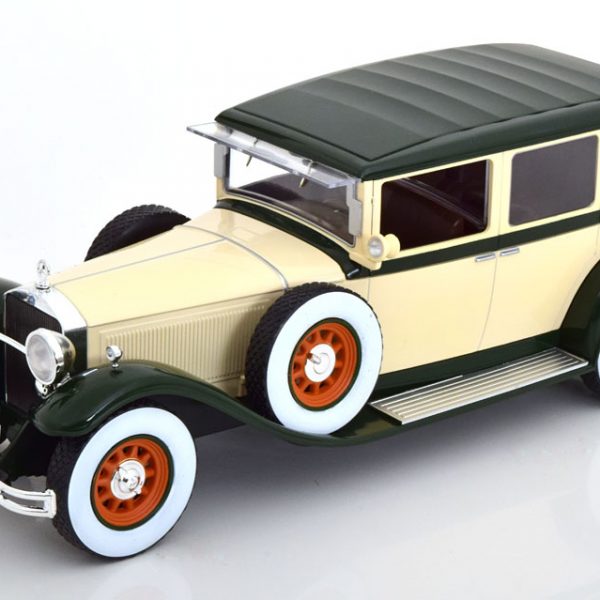 Mercedes-Benz Nürburg 460 K (W08) 1928 Beige / Donkergroen 1-18 MCG Models