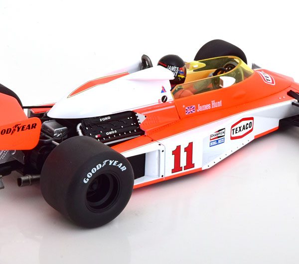 Ford M23 #11 Winner GP Frankrijk 1976 World Champion James Hunt 1-18 MCG Models ( Inkl. Decals )