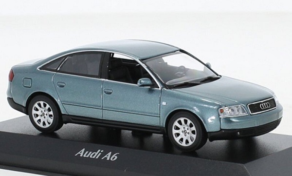 Audi A6 Limousine 1997 Groen Metallic 1-43 Maxichamps