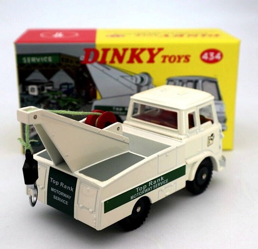 Bedford TK Crash (Wrecker) Truck 1960 Wit 1-43 Dinky Toys (Atlas)