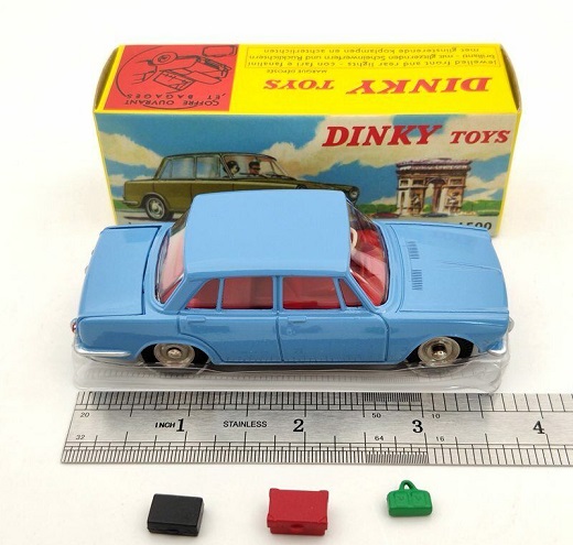 Simca 1500 Limousine 1960 Lichtblauw 1-43 Dinky Toys (Atlas)