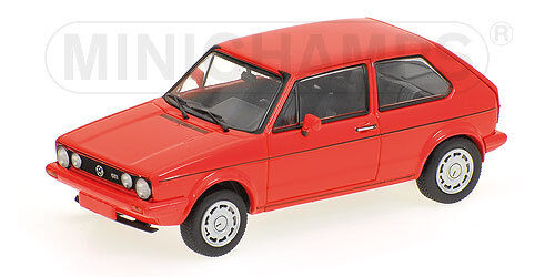 Volkswagen Golf I GTI 1983 "Pirelli" Rood 1-43 Minichamps Limited 2544 Pieces