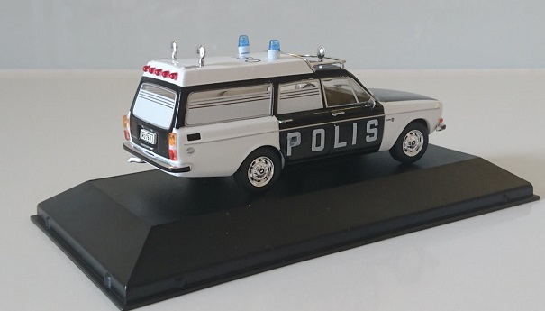 Volvo 145 Express 'Polis' (Sweden) Wit/ Zwart 1-43 Atlas Volvo Collection