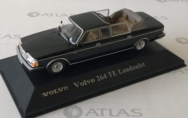Volvo 264 TE Landaulet Zwart 1-43 Atlas Volvo Collection