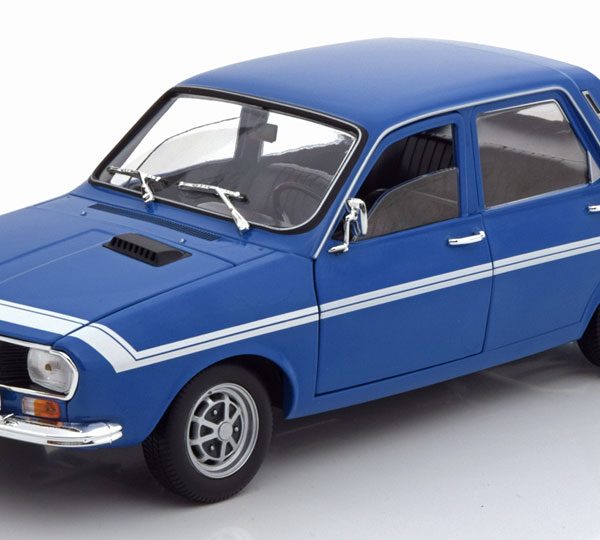 Renault 12 Gordini 1971 Blauw / Wit 1-18 Norev