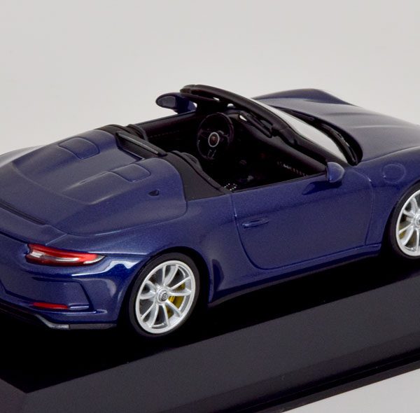 Porsche 911 (991) Speedster 2019 Blauw Metallic 1-43 Minichamps Limited 384 Pieces