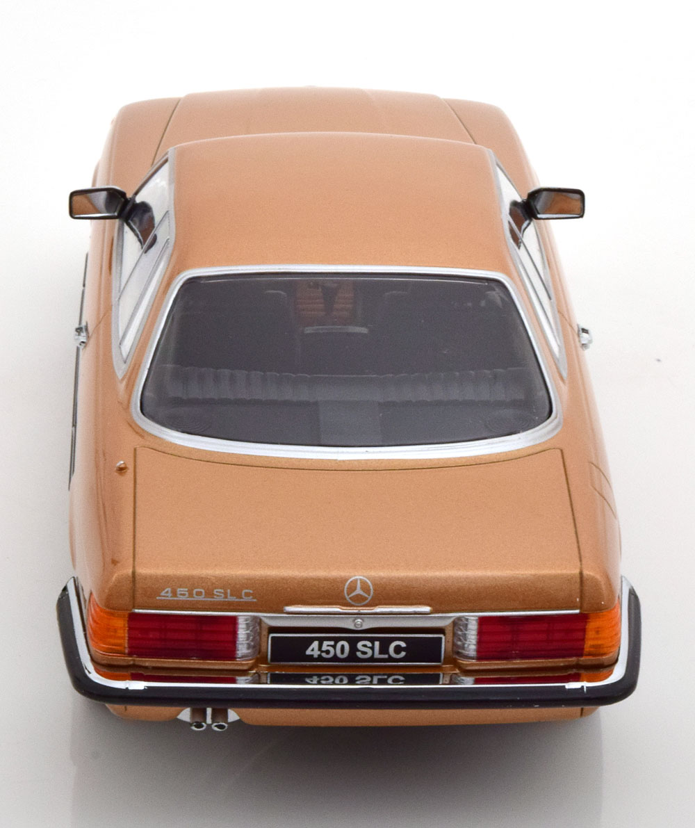 Mercedes-Benz 450 SLC (C107) 1973 Goud Metallic 1-18 KK-Scale (Metaal)