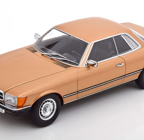 Mercedes-Benz 450 SLC (C107) 1973 Goud Metallic 1-18 KK-Scale (Metaal)