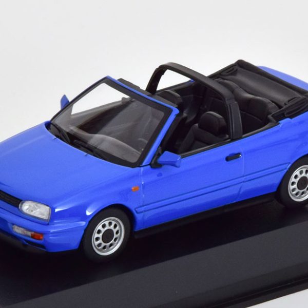 Volkswagen Golf III Cabriolet 1997 Blauw 1-43 Maxichamps