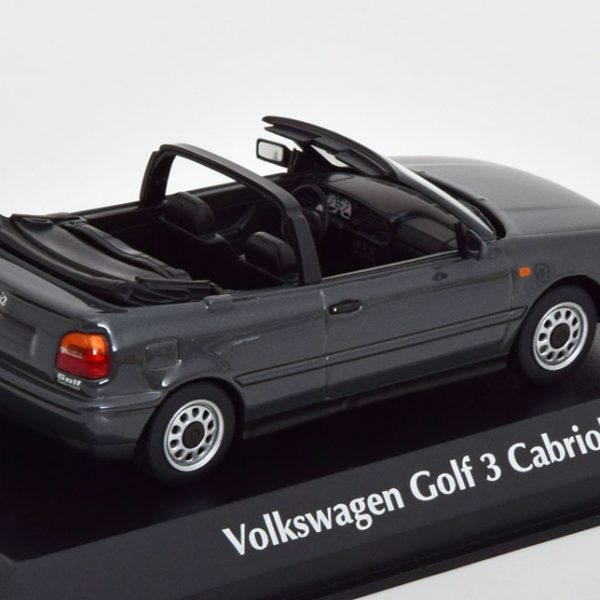 Volkswagen Golf III Cabriolet 1997 Grijs Metallic 1-43 Maxichamps