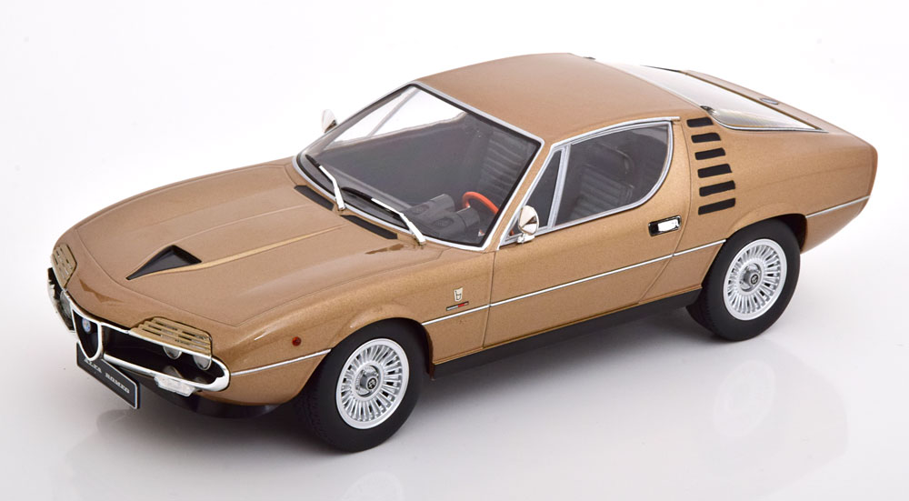 Alfa Romeo Montreal 1970 Goud Metallic 1-18 KK-Scale (Metaal)