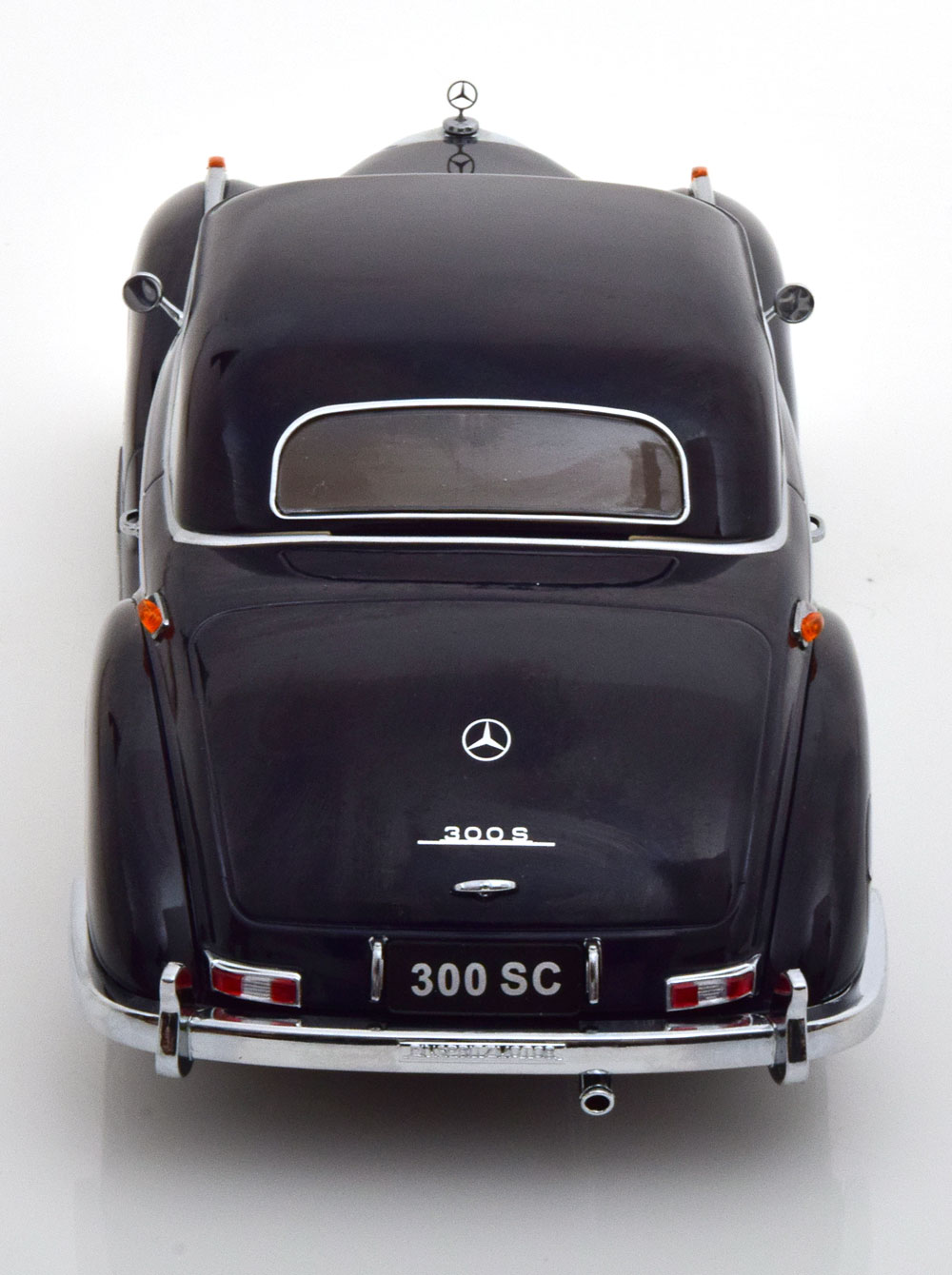 Mercedes-Benz 300 SC (W188) Coupe 1955 Zwart 1-18 KK-Scale (Metaal)