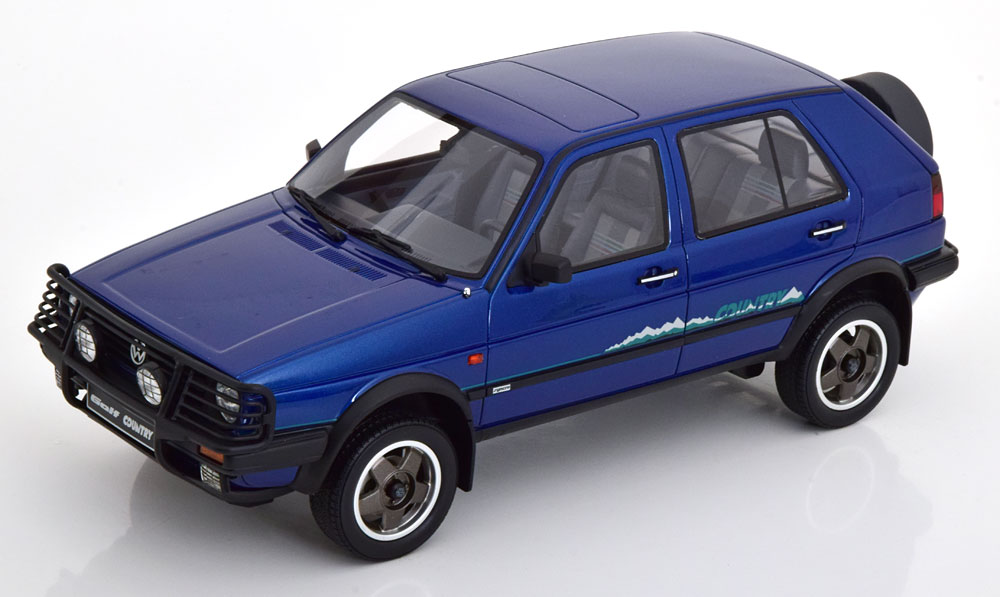 Volkswagen Golf II Country 1990 Blauw Metallic 1-18 Ottomobile Limited 3000 Pieces