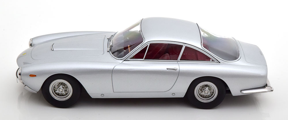 Ferrari 250 GT Lusso 1962 Zilver 1-18 KK-Scale (Metaal)