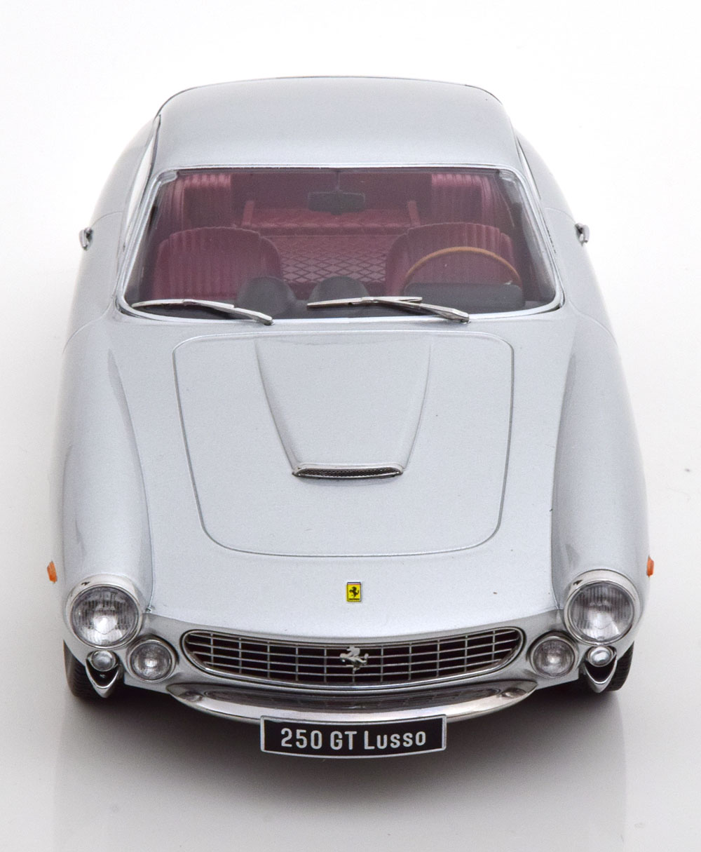 Ferrari 250 GT Lusso 1962 Zilver 1-18 KK-Scale (Metaal)
