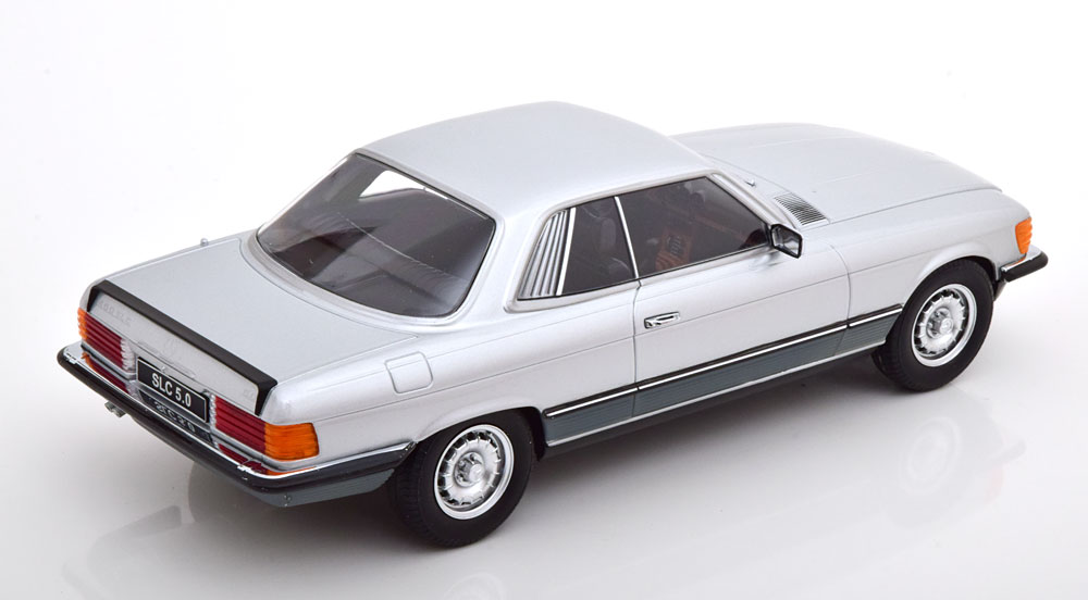 Mercedes-Benz 450 SLC 5.0 (C107) 1980 Zilver 1-18 KK-Scale (Metaal)