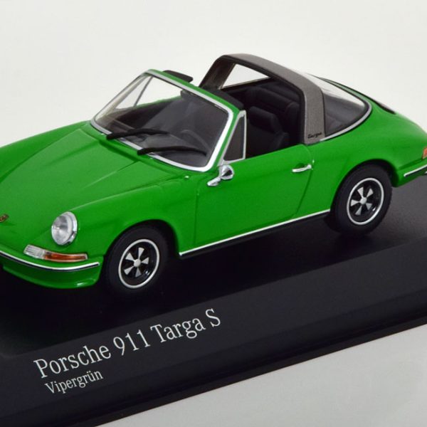 Porsche 911 Targa S 1972 Groen 1-43 Minichamps Limited 504 Pieces