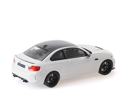 BMW M2 CS 2020 Wit (Black Wheels) 1:18 Minichamps