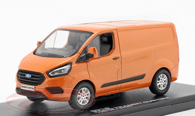 Ford Transit Custom V362 MCA Sport 2018 Oranje Metallic 1:43 Greenlight Collectibles
