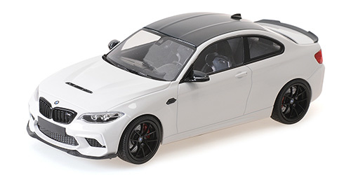 BMW M2 CS 2020 Wit (Black Wheels) 1:18 Minichamps