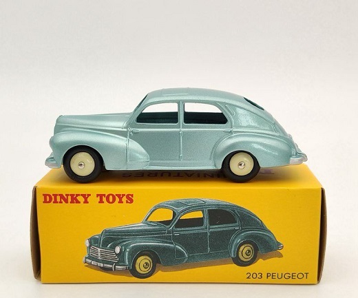 Peugeot 203 Groen 1-43 Dinky Toys (Atlas)