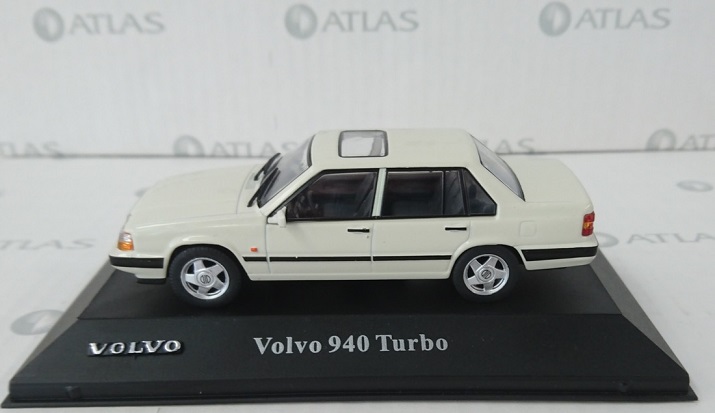 Volvo 940 Turbo 1993 Wit 1-43 Atlas Volvo Collection