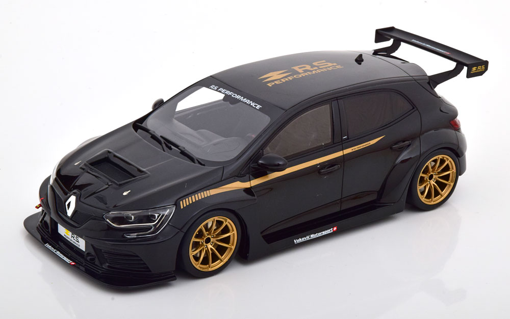 Renault Megane R.S. 2020 (TC4) Zwart / Goud 1-18 Ottomobile Limited 2000 Pieces