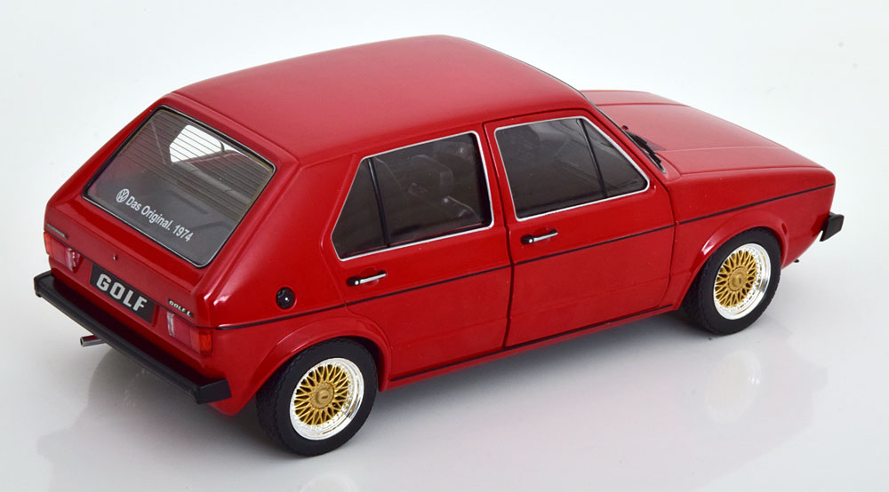 Volkswagen Golf I L 1983 "Custom II" Rood 1-18 Solido