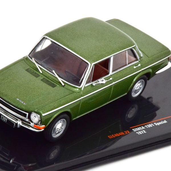 Simca 1301 Special Limousine 1972 Groen Metallic 1-43 Ixo Models