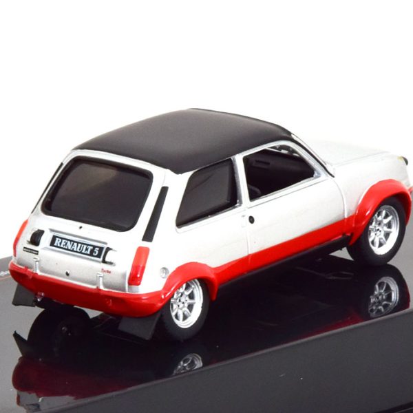 Renault 5 Alpine Gr.2 1978 Zilver / Zwart / Rood 1-43 Ixo Models