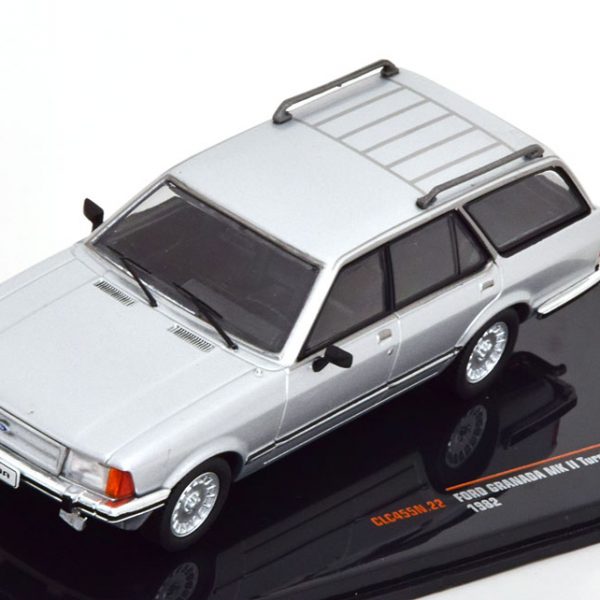 Ford Granada MKII 2.8i Ghia Turnier 1982 Zilver 1-43 Ixo Models